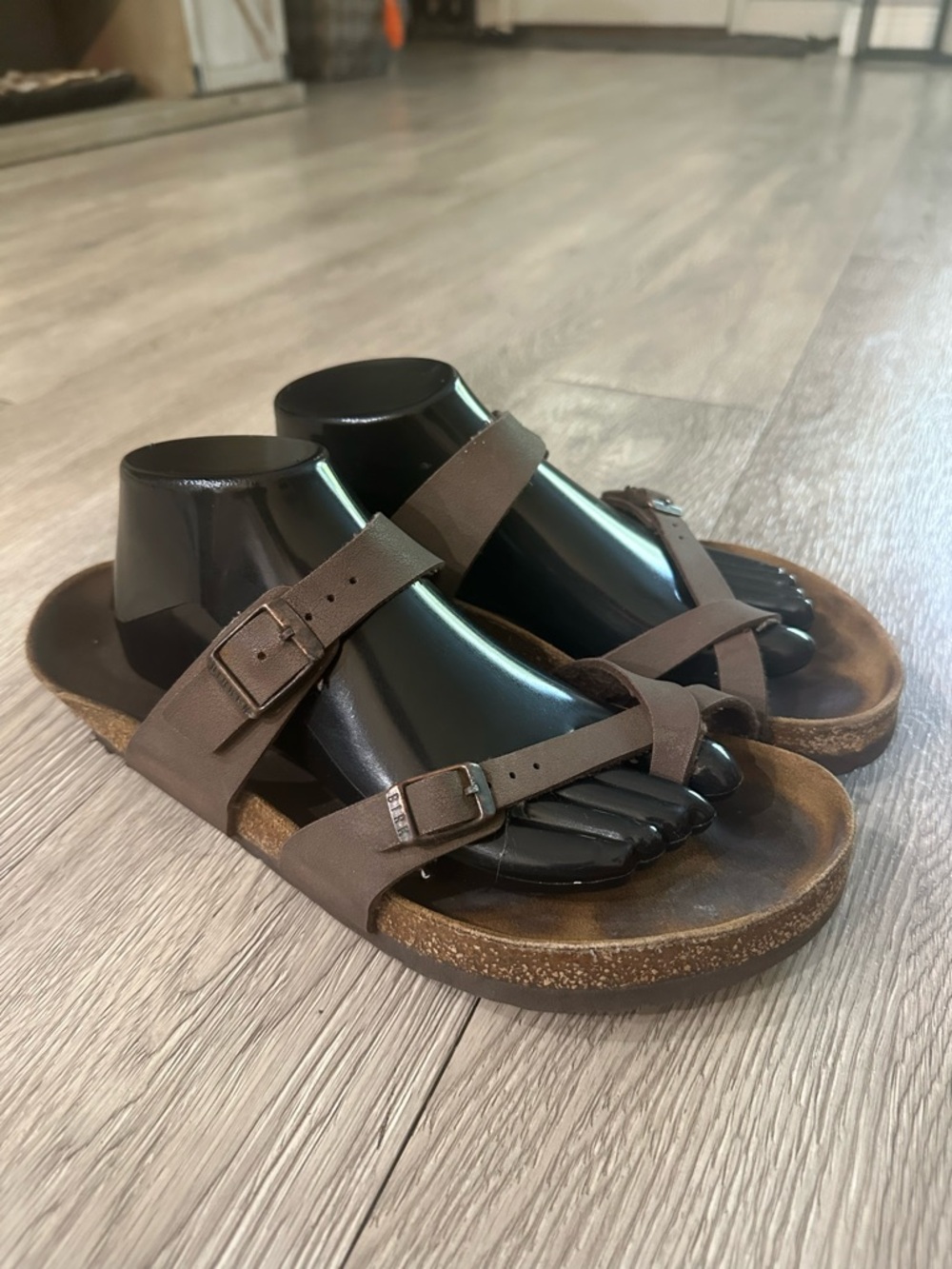 Birkenstock Brown Oiled Leather Mayari Sandals Women’s Sz Eur 42